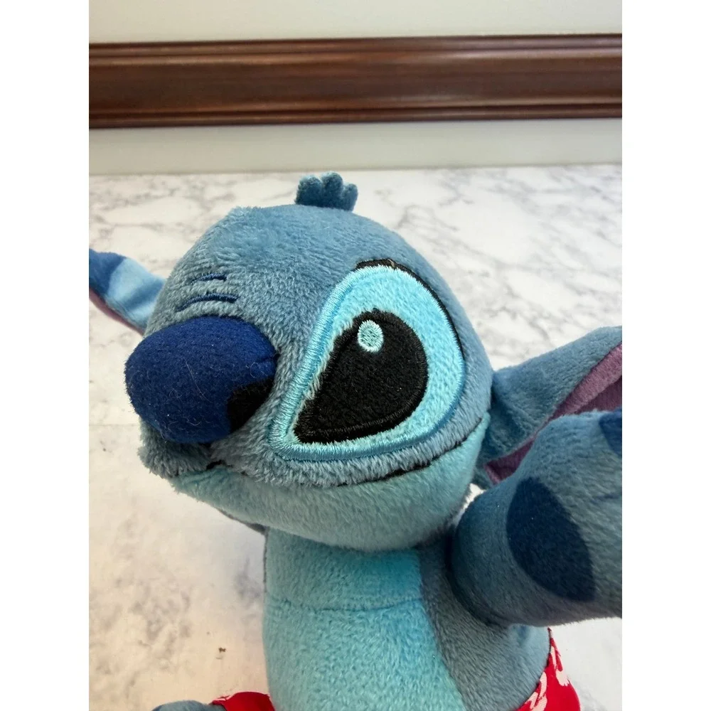 Disney Lilo and Stitch Plush Heart Swim Trunks Blue Just Play 2534KM01 7 Inch